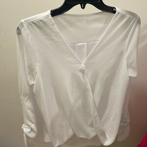 White Long sleeve blouse